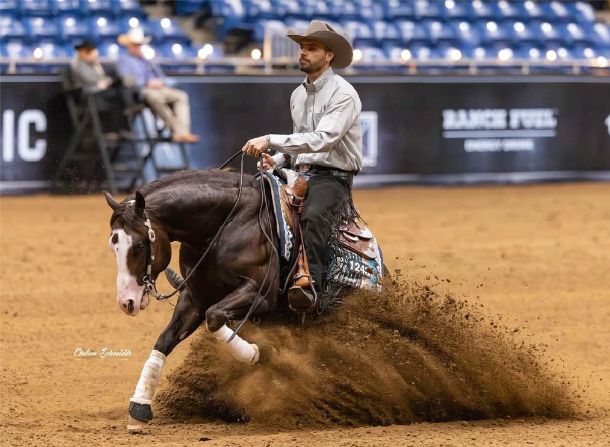 Sliding stop nel reining